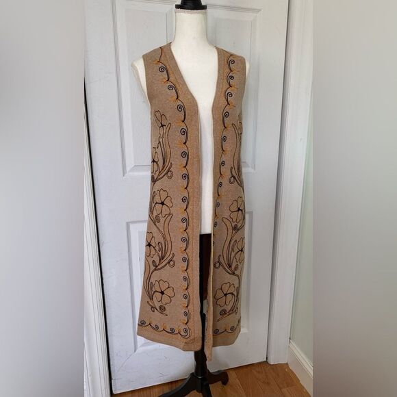 Maxi Bohemian 90s does 70s Vest - Picture 1 of 9
